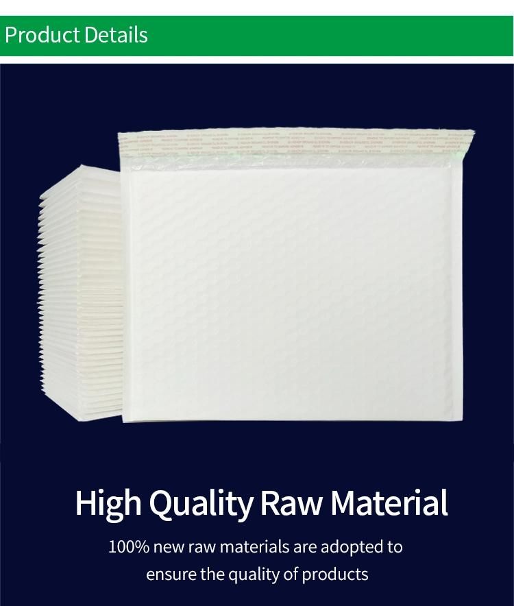 Well-Known at Home and Abroad Recyclable Transportation Protection Bubble Mailers Shipping Bags