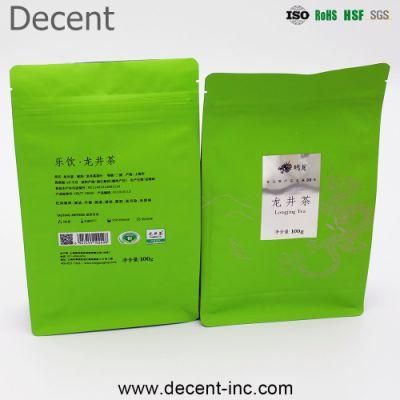 Food Packaging Bag Manufacturer Kraft Paper / Matte / Glossy Finish Pouch with Foil Lined