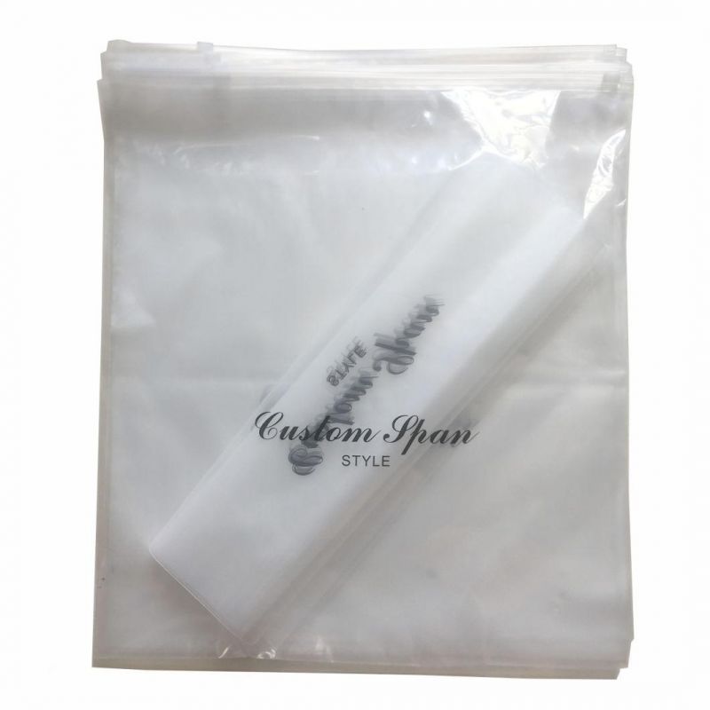 CPE Plastic Bags Ziplock Packaging Bags for Clothing Poly Bag Manufacturer