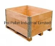 Pallet Collar Wooden Box Nailess Box Foldable Box (WP-006)