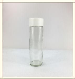 500ml Empty Clear Glass Voss Water Bottle and Screw Cap