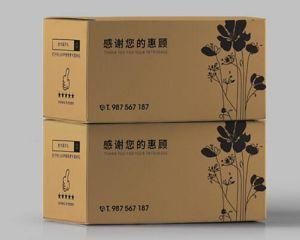 Custom High Quality Corrugated Board Flexo Black Printing Online Shopping Carton Box / Express Carton Box