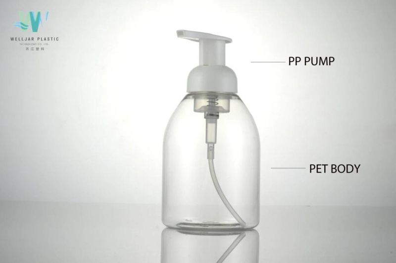 500ml Plastic Pet Round Foam Pump Bottle
