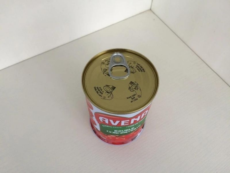 7100# Easy Open Empty Tin Can for 400g Tomato Paste