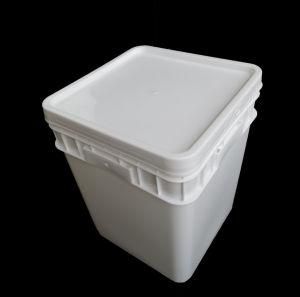 Best Quality 30L Lightweight White Pet Food Storage Buckets with Airtight Lids