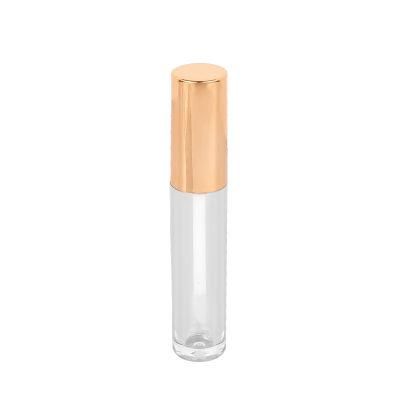 Manufacturer Empty Round Gold Lip Gloss Containers Tube Packaging with Wands Lipgloss