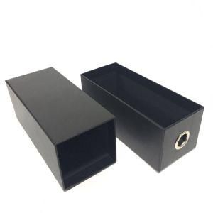 Spot Drawer Sunglasses Paper Box Black Myopia Sunglasses Box Storage Box with Bronzing Logo