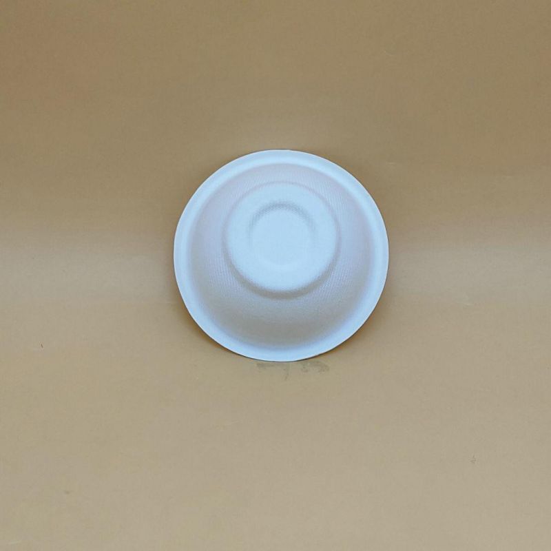 220ml (8OZ) Small Sugarcane Bagasse White Round Bowls for Soup