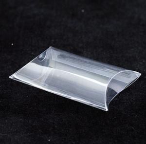Clear Pet/PVC Pillow Box, Fashionable Plastic Packaging Box