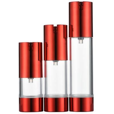 50ml Plastic Cosmetic Airless ABS Bottle with Sprayer
