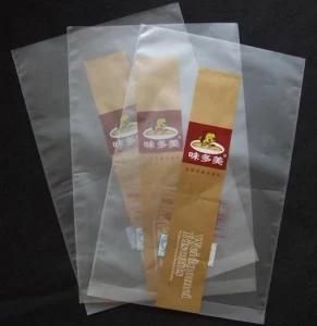 Transparent Flat Type Plastic Packaging Bag for Food
