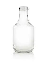 32 oz Decanter Glass Bottle for BBQ Sauce with 38-2000