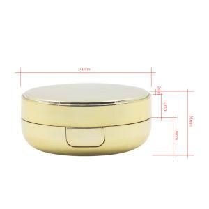 Luxury Electroplating 3D Printing Pattern Round Air Cushion Cosmetic Packaging