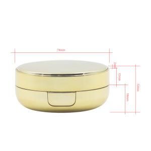 Luxury Electroplating 3D Printing Pattern Round Air Cushion Cosmetic Packaging
