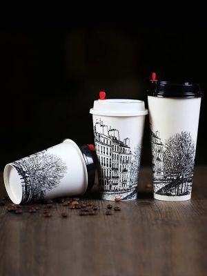 Paper coffee Cups with or Without Lids