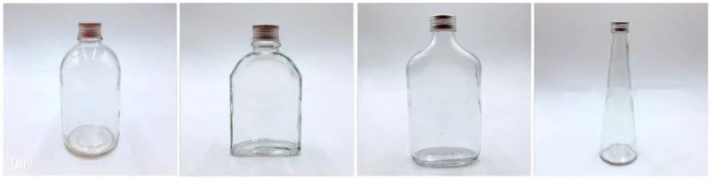 Oblate, Round, Droplet and Tapered Beverage Bottle Wine Bottle, Frosting&Transparent