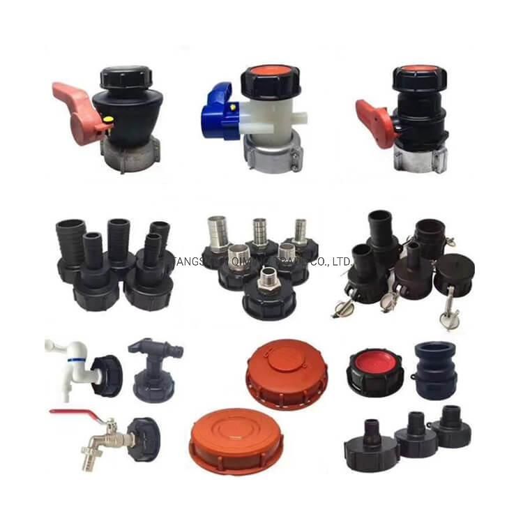 Free Sample Good Sealing Durable Plastic Screw Lid Cam Groove Hose Coupling IBC Valve Cap