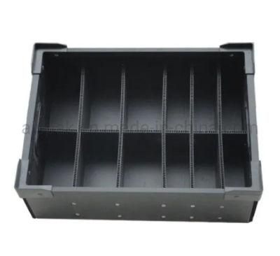 Plastic PP Tote Bin Tray Carton Box for Auto Parts Hardware Tools Packing