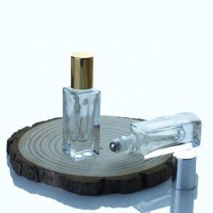 5 Ml 10 Ml Mini Square Glass Roll on Bottle Steel Roller Ball Perfume Bottle