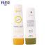 Oval Shape SPF Use Sun Block Lotion Container Customize Soft Squeeze Cosmetic Cream Tubes