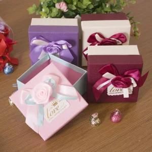 Creative Chinese Bow Wedding Candy Box, Exquisite Gift Box