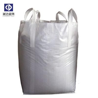 Virgin PP Material 1 Ton Tote Bags / Flexible Bulk Container Bag for Packing