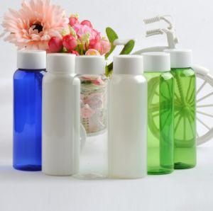 200ml Pet Plastic Round Shoulder Shower Gel Lotion Shampoo Cosmetic Bottle with Double Wall Screw Cap