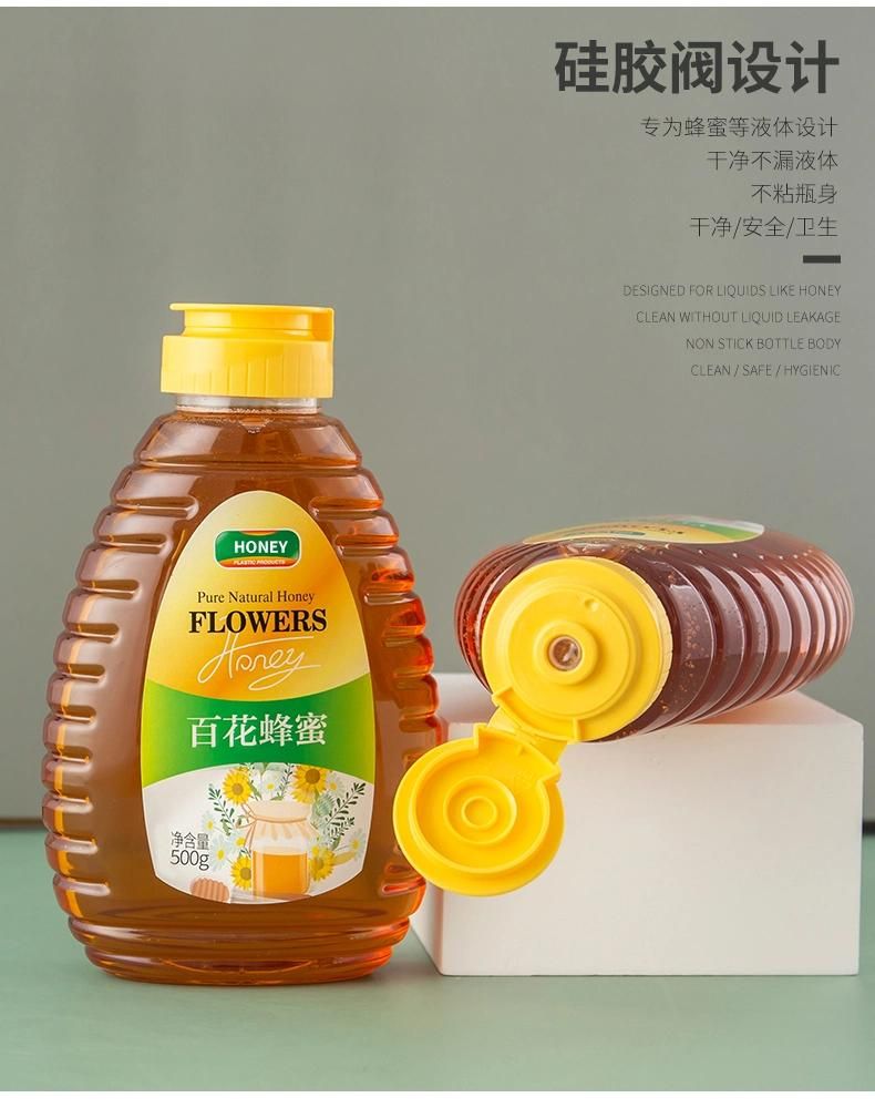 500g 360ml Plastic Honey Syrup Beverage Bottle Manufacture