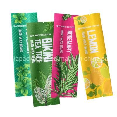 Printed Pillow Bag Plastic Foil Smell Proof Back Seal Biscuit with Tear Notch Packaging Bags