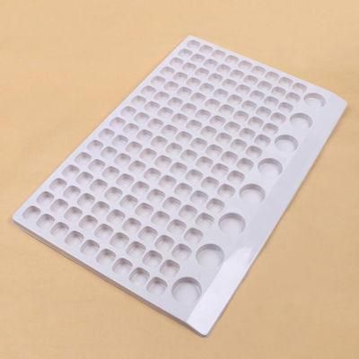 OEM Design White Plastic Cosmetic Packaging Tray for Eye Shadow