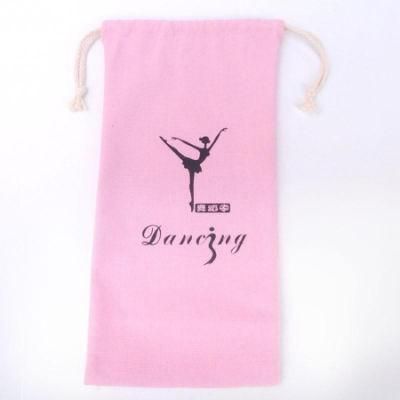 Custom Printed Cotton Drawstring Shoe Bag