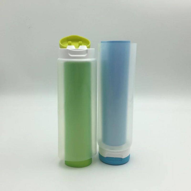 Two Creams Dual Chamber Tube with Flip-Top Lid Cosmetic Printing