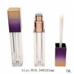 Amethystine Color Lip Gloss Container Clear Lip Tube for Cosmetic Packaging