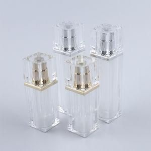 Empty Cosmetic Airless Bottle, Plastic Airless Pump Bottle