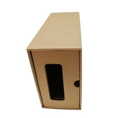 High Quality Printing Corrugated Kraft Slide Open Paper Box Mail Box for Shipping or Packaging