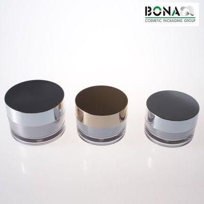 30g PMMA Cream Jar with Metal Cap