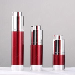 50ml Plastic Luxurious Cosmetic Bottle with Airless Pump