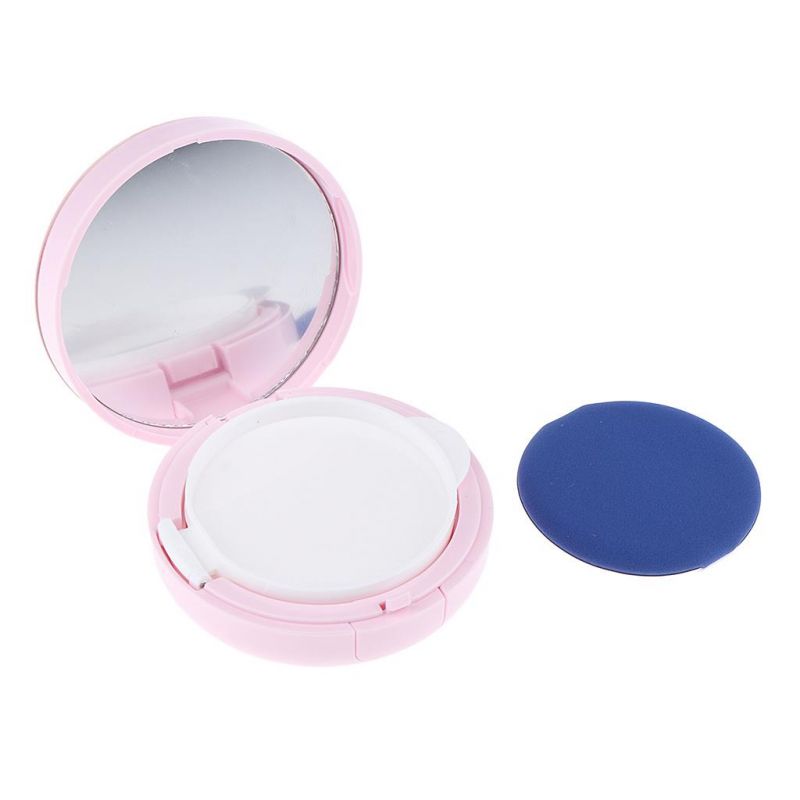 15g Pink Empty Portable Air Cushion Puff Container Dressing Case Powder Box