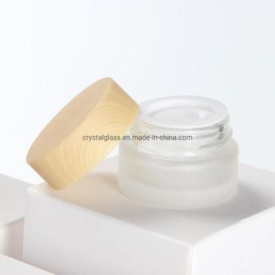 30g 50g Wood Cream Jars Cosmetic Packaging