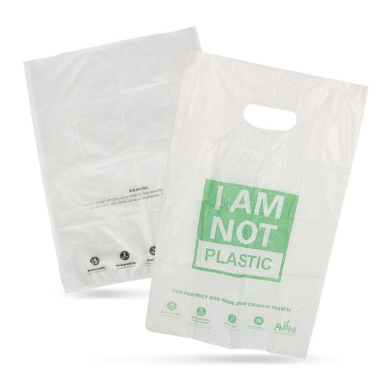 Corn Starch Made Biodegradable Supermarket Plastic Shopping Bags
