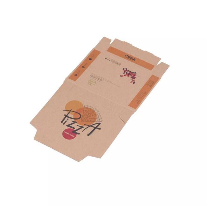 Custom Print Size Logo Paper Pizza Box