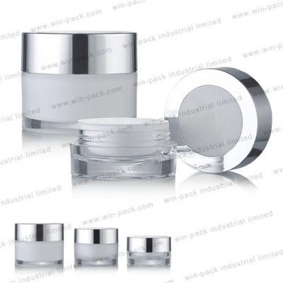 Gradient Blue Acrylic Lotion Bottle Cosmetics Jar 60ml 120ml for High Quality Low Price
