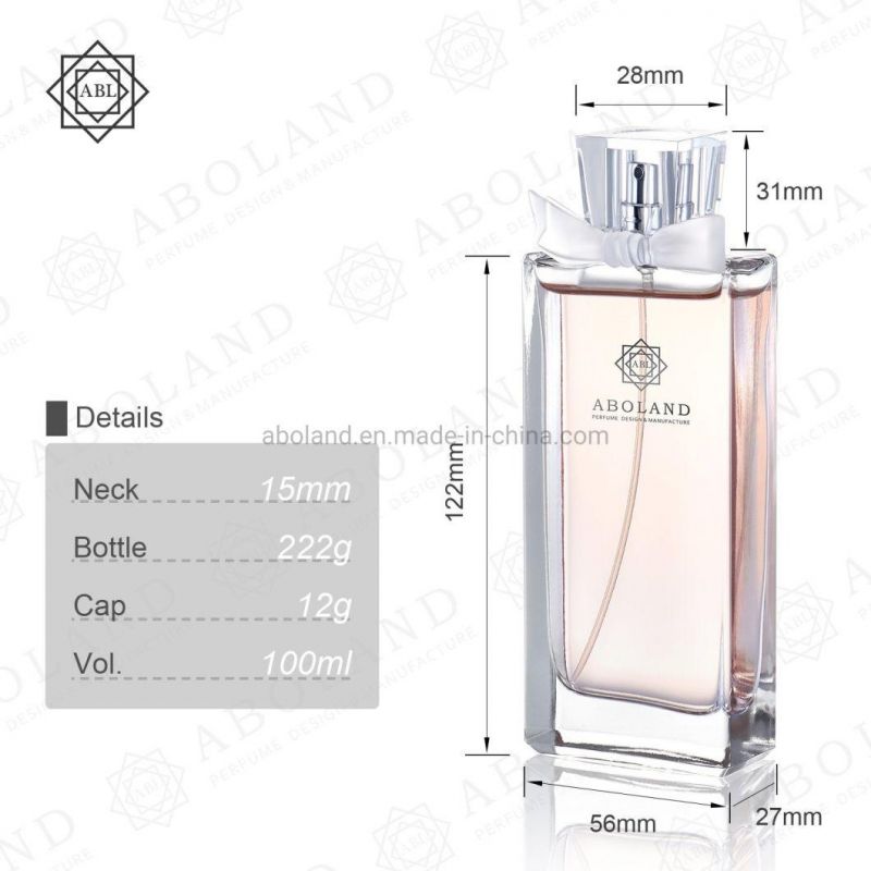 Chinese Manufacturer Wholesale Custom 100ml Perfume Glass Bottle
