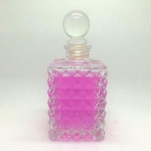 140ml Square Glass Diffuser Bottle with Glass Cork