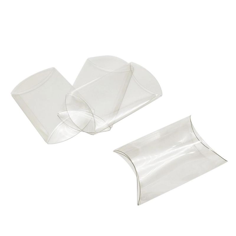 Gift Jewelry Plastic Packaging Small Clear Pillow Boxes