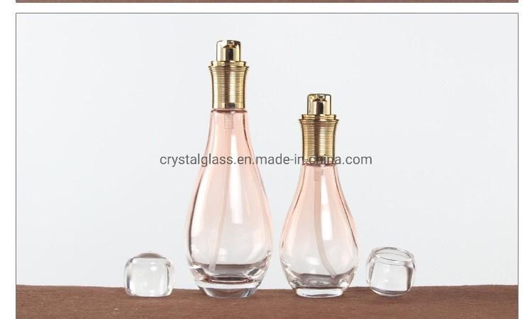 Wholesale Glass Bottle in Drop Shap for Cosmetic Packaging