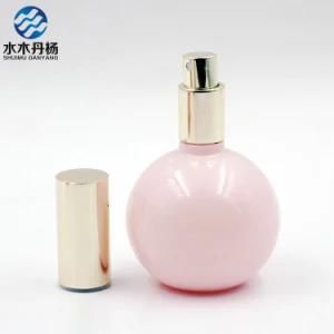 Pint Coated Ball Shaped Empty Perfume Bottle 100ml with Airbag Sprayer