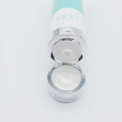 Facial Cleanser Packaging with Gold Acrylic Screw Cap