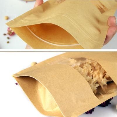 Custom Printing Laminated Stand up Ziplock Biodegradable Plastic Packaging Pouch Bag for Food