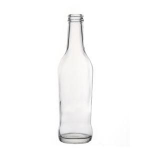 Empty Flint Round High Quality Beverage Juice Wholesale Glass Bottle with Lids